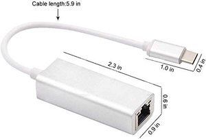 USB C Ethernet adaptörü tip C Thunderbolt3 to RJ45 gigabit ağ adaptörü - Product Image 4