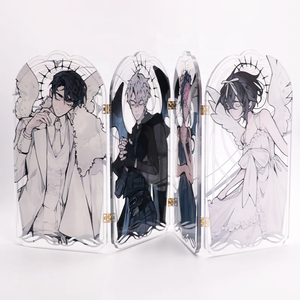 Индивидуальный дизайн мультфильм Аниме складной экран Standee полупрозрачный Радужный акриловый дисплей с УФ-печатью - Product Image 2