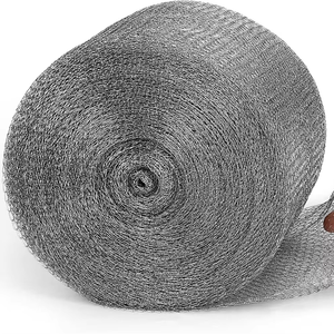 High Quality <strong>304</strong> 316 <strong>Stainless</strong> <strong>Steel</strong> Knitted <strong>Filter</strong> Wire Mesh for <strong>Demister</strong> Pad Gas-liguid Separator
