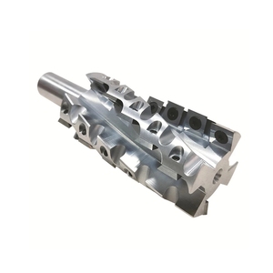 LIVTER <strong>50mm</strong> Woodworking Length Replaceable Carbide Inserts Woodspiral Milling <strong>Cutter</strong> Head Surfacing CNC Router Bit - Product Image 1