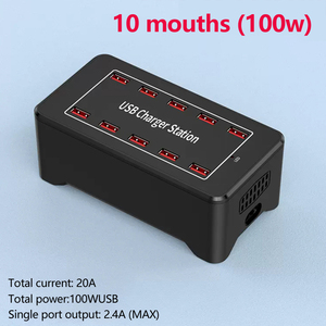 High-<strong>Power</strong> 150W Fast Charging <strong>Adapter</strong> 25-30 Port Multi-Port <strong>USB</strong> Smartphone Charger 2A Each Charging AC Plug Type for UK/EU - Product Image 6