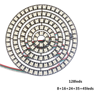 WS2813 Кольцо Новый WS2812B 8 16 24 48 бит 5050 RGB WS2813 адресуемых светодио дный кольцо светодио дный доска для Arduino 5V DC ленточного типа - Product Image 2