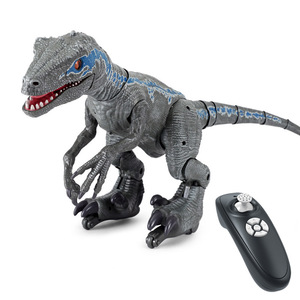 Işık ile uzaktan kumanda Raubvogel dinozor oyuncak 2.4G 5CH uzaktan kumanda rc dinozor robot işık ses ile - Product Image 1