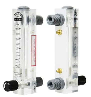 DFA Acryl-Durchfluss messer 5LPM für RO-Wasser einstell ventil Durchfluss regelung Flüssigkeits rota meter 2GPM
