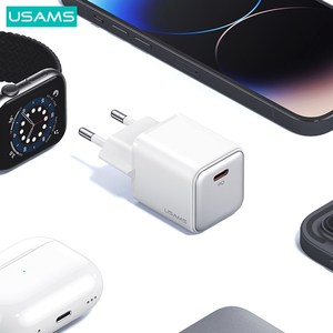 USAMS CC186 Type <strong>C</strong> PD 30w Fast Charger for <strong>Apple</strong> Fast 30W Wall Charger Adapter for iPhone 14 - Product Image 4