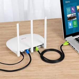Высокоскоростной кабель Ethernet Cat8, сеть RJ45, 25/40 Гбит/с, 2000 МГц, подходит для маршрутизатора, компьютера PS4, мультимедийное оборудование - Product Image 2