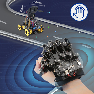 4WD Robot Car Exoskelett-Sensor handschuhe Fernbedienung Educational Stem Toys Robotics Kit Robot Kit für Arduino