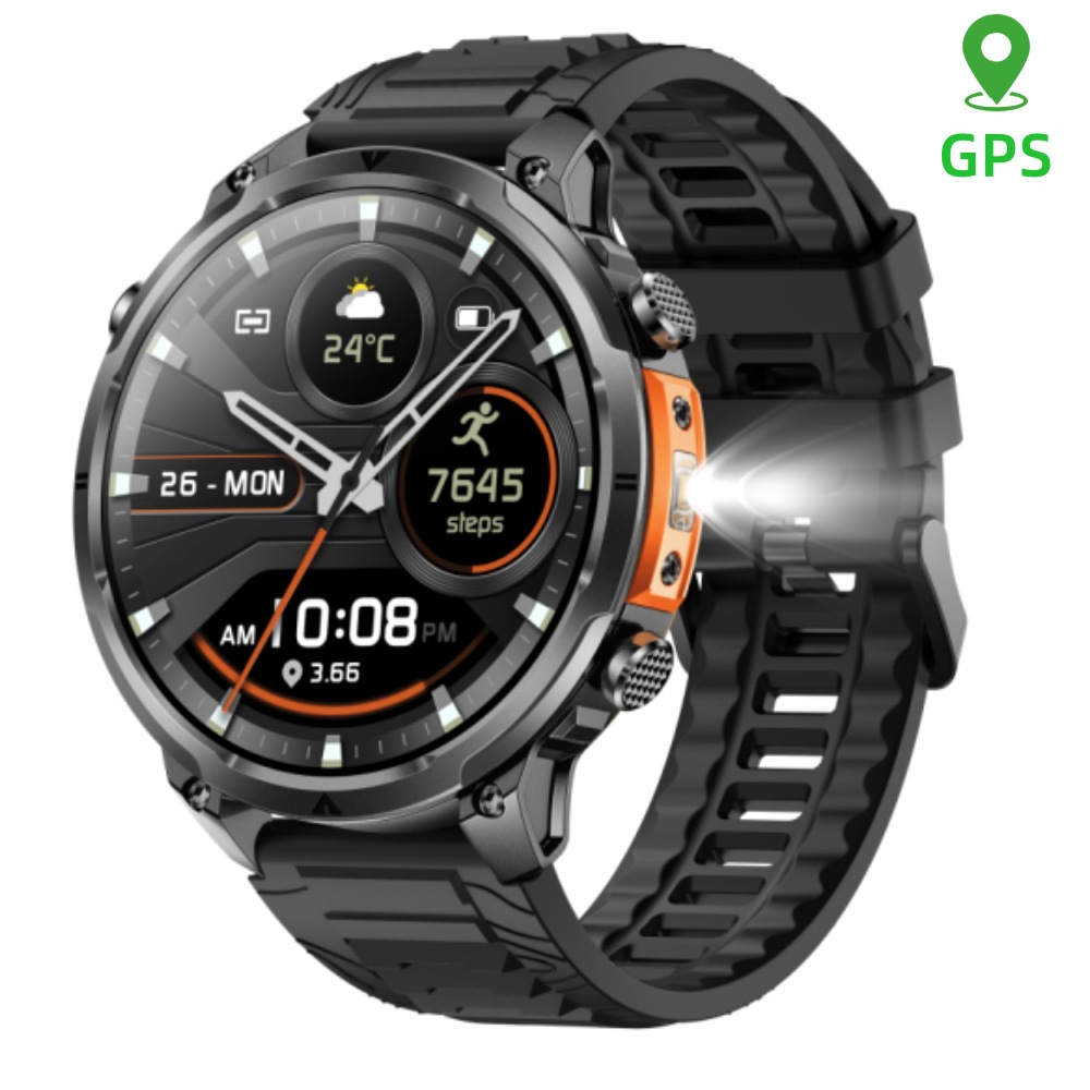 Bracelet de montre en silicone noir