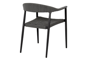 Modernes Design Aluminium Olifen gewebter Stoff Esszimmers tuhl für Garten qualität & Vertrags programm