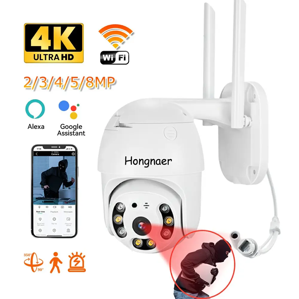 1080P 3MP 4MP 5MP V380 Pro Yoosee Tuya iCSee Drahtlose Video überwachung CCTV IP PTZ-Kamera 4K 8MP WiFi-Überwachungs kamera für den Außenbereich