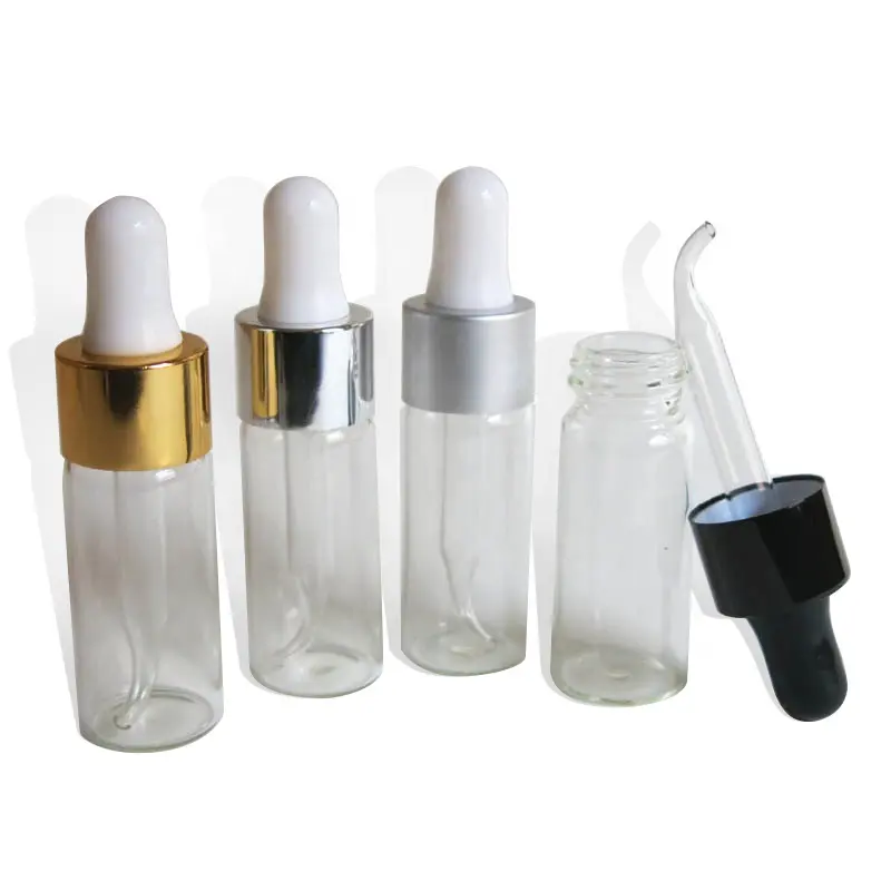 Cosmétiques transparents rechargeables de précision 15ml, petits échantillons de parfum, bouteilles de gouttes en verre à vendre «WeTrust»