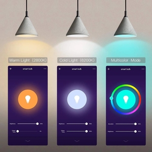 Campione gratuito BT telecomando Smart RGB bianco caldo e freddo 16 colori CW luce LED dimmerabile Wifi lampadina - Product Image 6