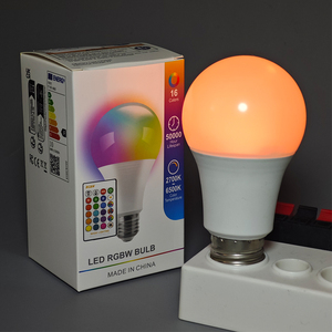 Çok renkli değişen sihirli lamba 5w 10w 15w E27 B22 Rgb kısılabilir Led akıllı ampul ışık + ir uzaktan kumanda - Product Image 1