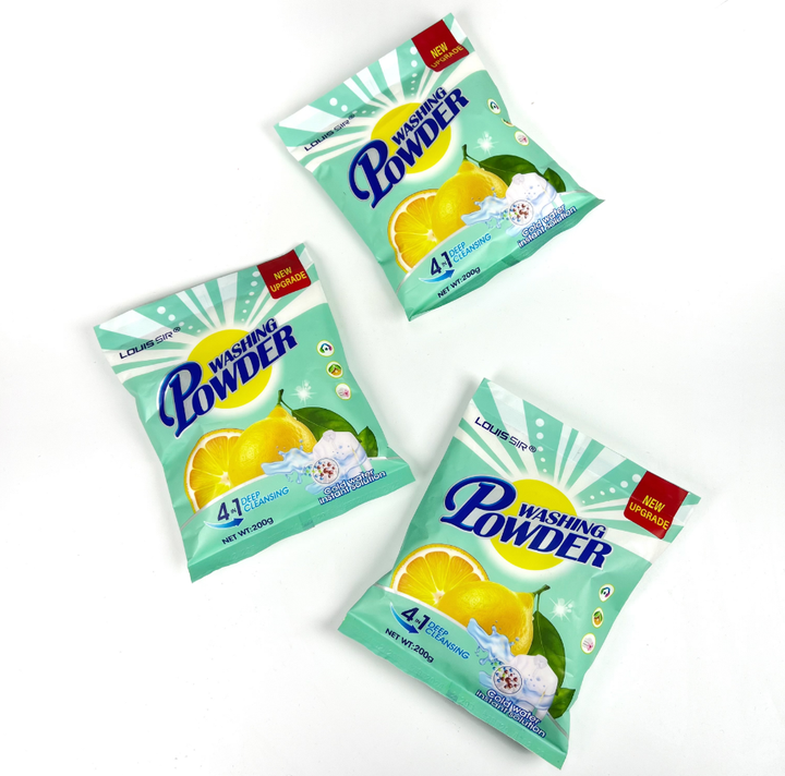 Le fabricant chinois vend 100g de feuilles de détergent à lessive au lieu de la lessive douce 3in 1