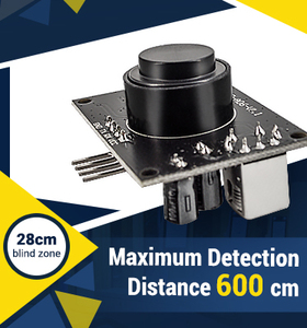 DYP-A06 Low Power Consumption <strong>Ultrasonic</strong> <strong>Sensor</strong> <strong>for</strong> Access Control Body <strong>Detection</strong> AGV AMR Robot Obstacle Avoidance Multi Output - Product Image 3