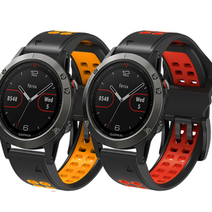Garmin Fenix 6 6X Pro 7 7X 5 5X 3 3HRスマートウォッチストラップの交換用バンド2226mmシリコンウォッチバンドEpix 2 955945ブレスレット - Product Image 1