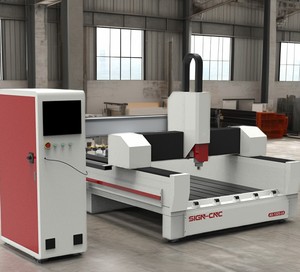 大理石花崗岩彫刻彫刻用Syntec制御システム付きATCCNCストーンルーター3軸CNCマシン工場直販 - Product Image 5