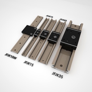 JFJK15具有100-4000毫米的定制长度，可安装多个滑块经济线性导轨 - Product Image 5