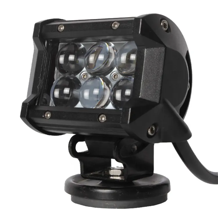 Barra de luz de led, 18w, à prova d'água, 3.7 polegadas, fora da estrada, 12v, offroad, 3.7 '', caminhão, fora de barras de luz de estrada, imperdível