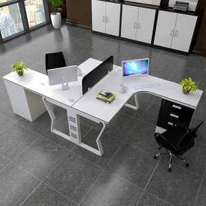 L-Shape Wooden With <strong>Customized</strong> Size Furniture Office Desk <strong>Computer</strong> Desk Modern - Product Image 3