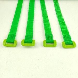 <strong>Hook</strong> <strong>and</strong> <strong>Loop</strong> <strong>Strapping</strong> Reusable Fastening Cable Ties Green Color <strong>Loop</strong> &amp; <strong>Hook</strong> With Buckle for Wire Management - Product Image 3