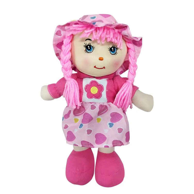 Boneca de pelúcia macia com novo design, boneca de pelúcia personalizada, brinquedo de pelúcia, presente de aniversário, boneca de pelúcia, boneca para meninas