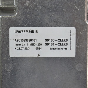 Brand-new Sonata 9 Engine Computer Board Hybrid Elantra <strong>K5</strong> ECM K4 K7 KX4 5 7 39161-2EEE0 ECU <strong>Control</strong> Module -2EEK0 - Product Image 6