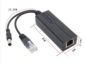 48V Active Isolated PoE <strong>Splitter</strong> IEEE802.3af 12V <strong>1</strong>.2A adapter Injector poe <strong>splitter</strong> Connector 10/100M For PoE IP Camera - Product Image 5
