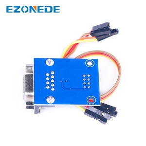 MAX3232 Serial Port RS232แปลง TTL โมดูล DB9 Connector MAX232พร้อม Transceiver ตัวบ่งชี้ - Product Image 5