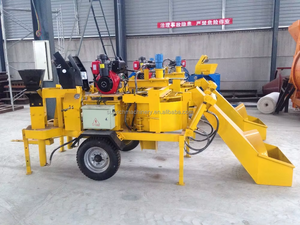 M7M1 Mobile alimentato Diesel Semi automatico argilla terreno incastro blocco mattoni che fa il prezzo della macchina - Product Image 3