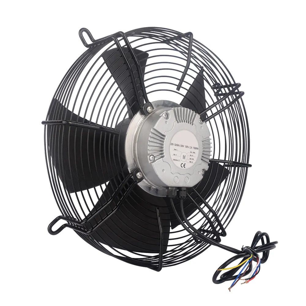 550mm EC 220V ventilazione industriale ventola a flusso assiale di alta qualità per refrigeratore d'acqua, pompa di calore, evaporatore e riscaldatore