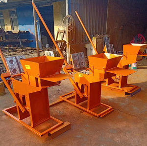 Hindistan'da manuel sıkıştırılmış kil tuğla makinesi - Product Image 4