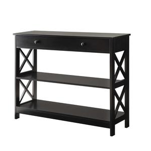 Orta yüzyıl siyah Metal 80cm 2 çekmeceli konsol giriş lüks mermer masa koridor giriş masaları - Product Image 1