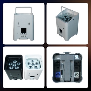 SP 6x18W LED UV UV 6IN1 Uplight Powered kablosuz LED pil Par işık Uplights düğün sahne işık için - Product Image 2