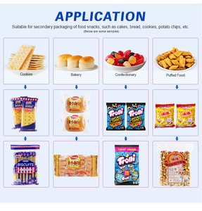 130-200 bolsas/min Máquinas de embalaje secundarias completamente automáticas Pastel Wafer Galletas Bolsa pequeña en bolsa grande Máquina de embalaje de conteo de bolsas - Product Image 3