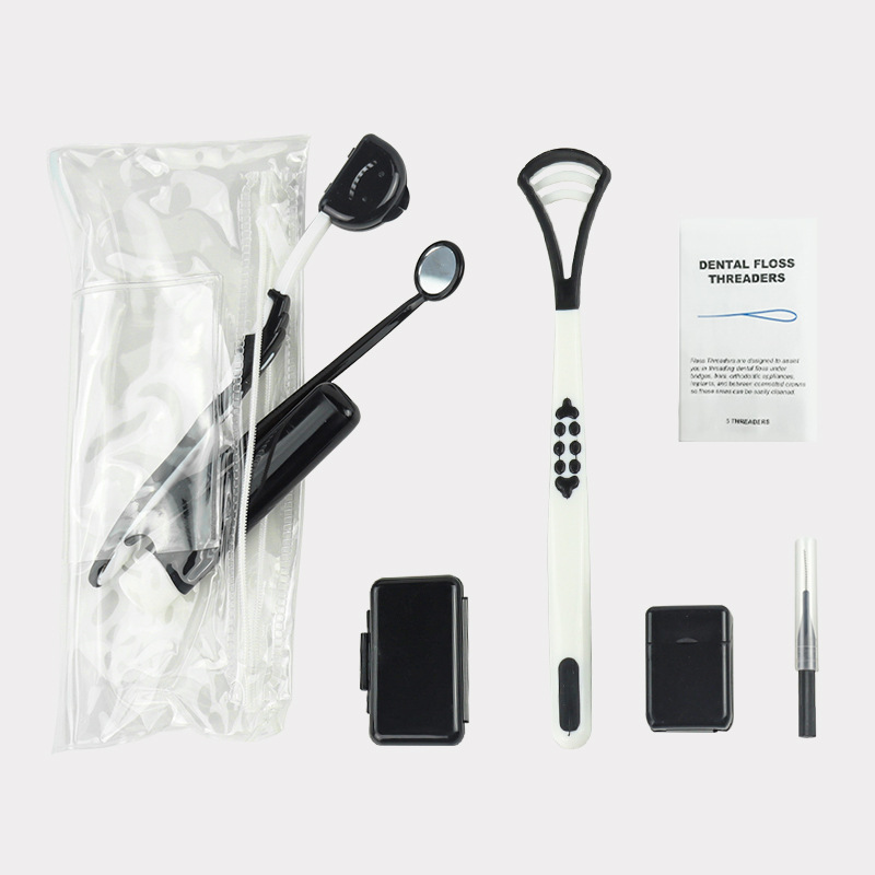 Transparent bag black