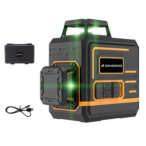 Nivel láser rotativo autonivelante automático 2D de 360 grados de alta calidad, haz verde, 8 líneas para bricolaje y uso industrial - Product Image 4