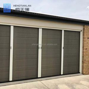 Aluminum Plisse Mesh Retractable Screen Mosquito Fly Screen Pleated Trackless <strong>Window</strong> and Door - Product Image 5