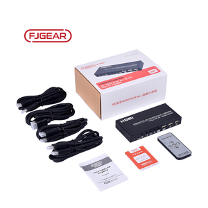 FJ-401HK fjgear 4*1 hdmi <span class=keywords><strong>kvm</strong></span> מתג quad-הצופה חלקה מתג <span class=keywords><strong>usb</strong></span> שליטה עכבר מקלדת <span class=keywords><strong>usb</strong></span> 4 מחשב נייד