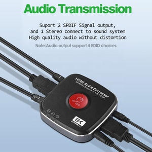 Xput 4K 120Hz 8K 60hz HDMI 2.1音频提取器HDMI至HDMI 7.1 Toslink音频提取器7.1/5.1/2ch转换器适配器 - Product Image 4