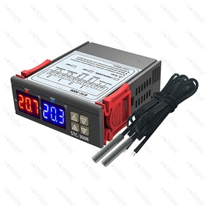 STC 3008, de temperatura Digital controlador de interruptor termostato con Sensor Dual NTC ajustable Control de temperatura - Product Image 1