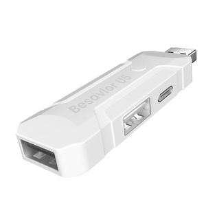 用于PS5控制器的键盘鼠标转换器USB适配器Besavior U5连接器适配器即插即用 - Product Image 2