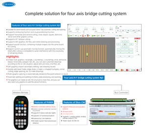 Venta promocional de Kit de sistema de corte de Puente de Piedra Computadora de pantalla táctil de 15 pulgadas + Colgante MPG 6 ejes + Tarjeta controladora - Product Image 6