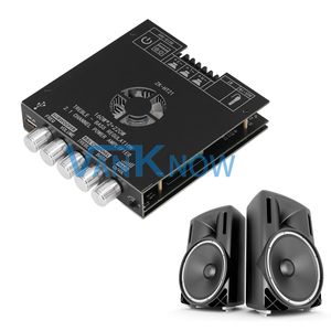 ZK-HT21 TDA7498E数字低音炮功放板模块160W x2 + 220W AUX/USB输入2.1通道BT5 DC15-36V - Product Image 2