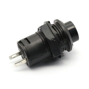 12mm 3A 125VAC 1.5A 250VAC Self Return Momentary Druckknopf schalter ohne Verriegelung DS-425B schwarzer Reset-Schalter - Product Image 3