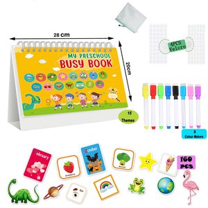 Meşgul kitap oyuncaklar Boys için 30 temalar okul öncesi aktivite bebekler için sessiz kitap 3-6 yaşındaki çocuklar Montessori eğitim