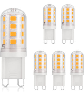 G9灯泡发光二极管光源节能玉米灯屋灯220V 110V亮度6w插入式灯泡