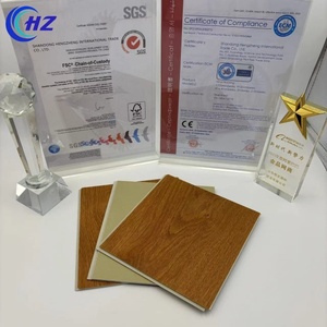 Spc Marble Flooring High Gloss Spc Flooring Spc Hybrid 9mm White <strong>Oak</strong> <strong>Pvc</strong> Interlock Floor - Product Image 1