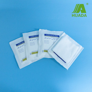 Fabrika kaynağı emici steril gazlı bez swablar x-ışını saptanabilir 5 cm x 5 cm 12 kat, hiçbir az 15 konuları, katlanmış kenarları - Product Image 6