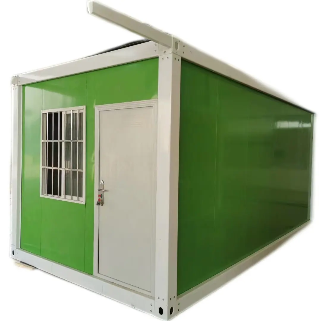 Plegable prefabricado moderno Modular montaje rápido hogar pared de vidrio café barra de café 3 pisos casa móvil contenedor para trabajadores